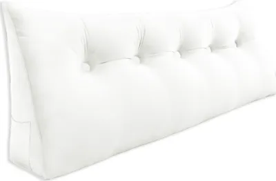 Produktbild von Großes ergonomisches Kopfteilkissen Keilkissen aus Samt, Lesekissen, Keilkissen, Rückenkissen, Ruhekissen, Dekokissen