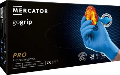 Produktbild von MERCATOR Einweghandschuhe MER20315 Nitril