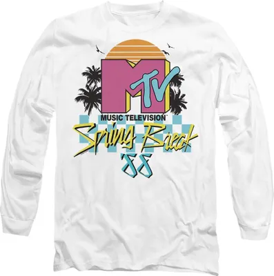 Obrázek produktu pro MTV - Tričko "Spring Break" pro muže/dámy uni TV10514 (L) (Bílá)