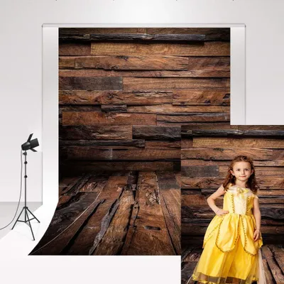 Produktbild von Fotohintergrund 2x3m - Vintage-Holz-Hintergrund - Material aus Mikrofaser - Fotohintergrund - Hintergrund für Neugeborenen-Porträts - Stoßfest und lichtundurchlässig - Fotostand