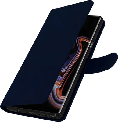Produktbild von Avizar, Klappetui aus Kunstleder für Samsung Galaxy Note 9, Nachtblau