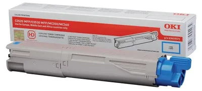 Produktbild von OKI Tonerpatrone - 43459371 - cyan - 2.500Seiten