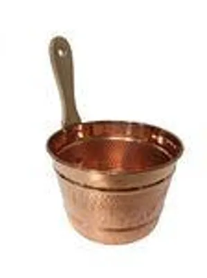 Produktbild von "CopperGarden®" 4 Liter Aufgusskübel | Kupfereimer