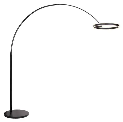 Produktbild von Steinhauer - stehlampe - Ringlux - schwarz - metall - bogenlampe - LED - 4130ZW