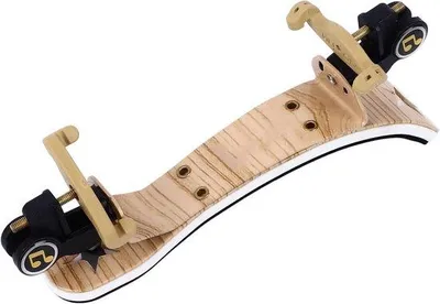 Zdjęcie produktu dla Uchwyt na skrzypce - Regulowany podnóżek - Do gry na instrumentach muzycznych - Ergonomiczna konstrukcja - Rozmiar 1/2 - Kolor drewniany
