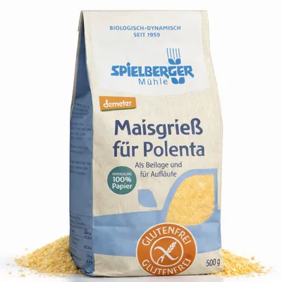 Image de Spielberger Mühle Semoule de maïs pour polenta demeter 500g