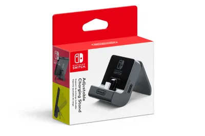 Obrázek produktu pro Nintendo Adjustable Charging Stand, Switch, Dobíjecí systém, Nintendo Switch, Černá, Lesklý/matný, Nintendo, Nintendo Switch Nintendo Switch Lite