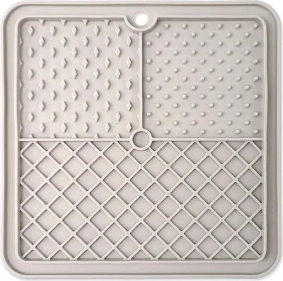Obrázok produktu pre EPIC PET Lick & Snack lízacia podložka štvorcová svetlosivá 20 x 20 cm