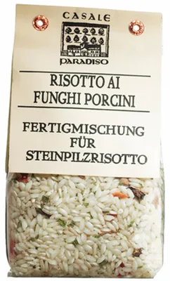 Immagine prodotto di Risotto ai funghi porcini 300 gr. - Casale Paradiso