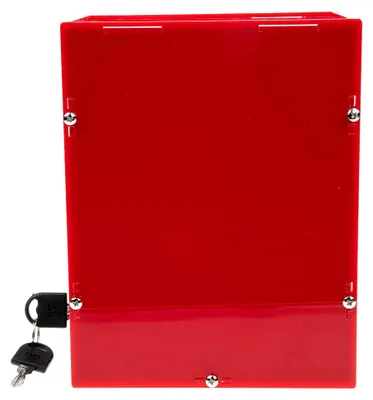 Produktbild von Acryl-Wahlurne 15X10X20Cm Multifunktionale Transparente Spendenbox mit Schloss für kreative Vorschläge und professionelle Büroanwendungen
