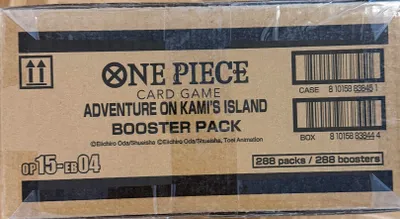 Produktbild von One Piece Card Game - Adventure on Kami´s Island Booster Display (OP15) - Englisch. Sealed Case