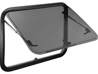 Produktbild von DOMETIC Ausstellfenster S7P Alu 560 x 465 mm RAL9005 Schwarz 9104116040