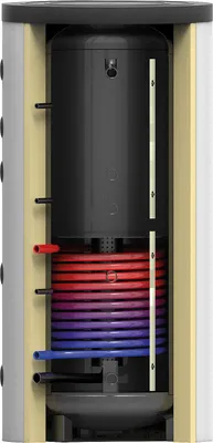 Produktbild von Evenes Schicht-Pufferspeicher EV-SPS-300 1 Wärmetauscher 291 L Isolierung weiß