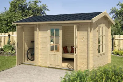 Produktbild von Gartenhaus Wrexham mit Fußboden 430 x 288,1 cm natur