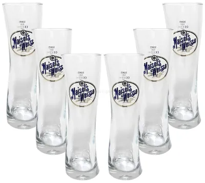 Produktbild von Maisels Weisse Glas Bierglas Gläser-Set - 6x Biergläser 0,2l geeicht