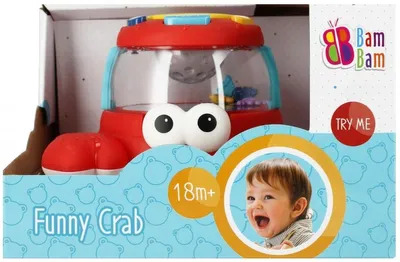 Immagine prodotto di BamBam Krabik Muzyczny Interaktywna Zabawka od 18 miesiąca