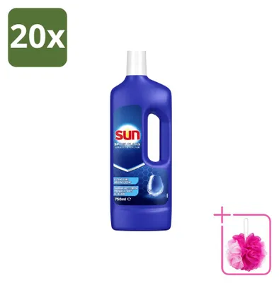 Produktbild von 20 x Sun Klarspüler für Geschirrspülmaschinen - 750 ml - Sparpackung - 20 Stücke