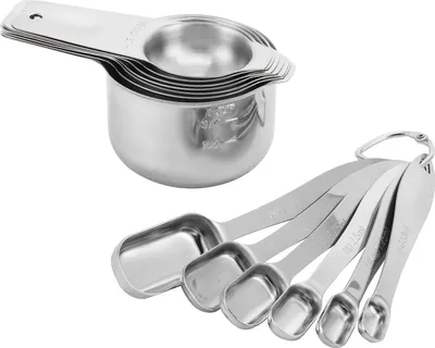 Zdjęcie produktu dla 13Pcs/Set Łyżki do odmierzania z wagą Zestaw łyżek ze stali nierdzewnej Akcesoria kuchenne do pieczenia
