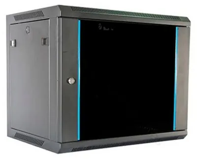 Produktbild von Wandschaltschrank 2LAN 9U Schwarz