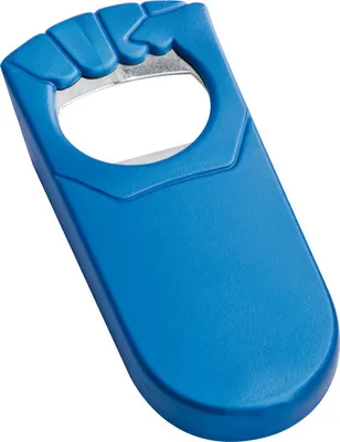 Produktbild von 10x Faust-Flaschenöffner / Farbe: blau