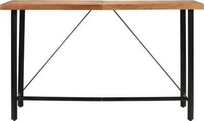 Produktbild von vidaXL Bartisch 180x70x107 cm Massivholz Akazie und Eisen