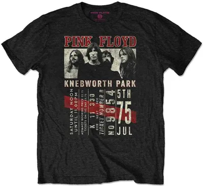 Produktbild von Pink Floyd Knebworth '75 Black L T-Shirt