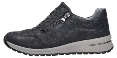 Image de Waldläufer H-Inessa Veterschoenen Laag - Blauw - Maat 37