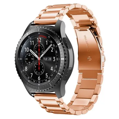 Immagine prodotto di Bracciale 22 mm per Samsung Galaxy Gear S3 / Gear 2 / Huawei Watch GT per Watch 2 Pro Ticwatch Pro Pepple Time in rosa