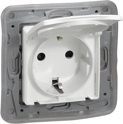 Immagine prodotto di Presa SCHUKO Niloe IP44 ultra white 664747