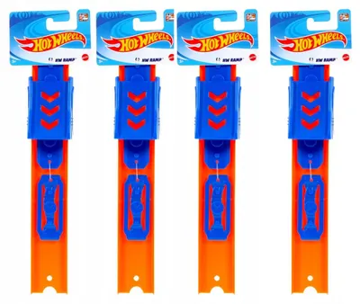 Produktbild von Hot Wheels 4 Gerade Bahnen mit Rampe Erweiterbar HFG86