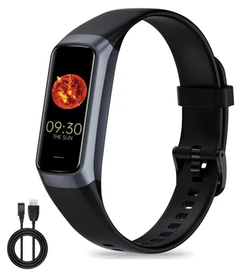 Produktbild von Fitness Tracker Uhr für Männer & Frauen, IP68 Smartwatch, Blutdruck, Herzfrequenz, Schlaftracking, Schrittzähler, 25 Sportmodi, Magnetisches Laden