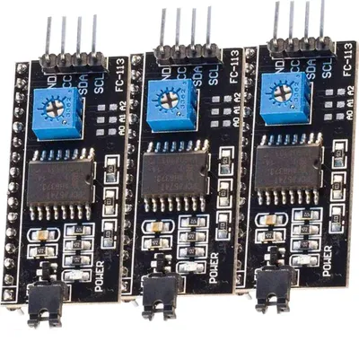 Produktbild von AZ-Delivery Werkzeug & Messgeräte I2C IIC Adapter serielle Schnittstelle für LCD Display 1602 und 2004, 3x Schnittstelle