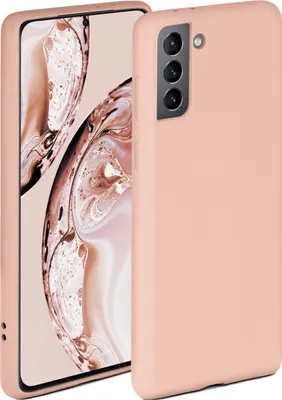 Produktbild von Soft-Case für Samsung Galaxy S21, Farbe:Sand Rosé