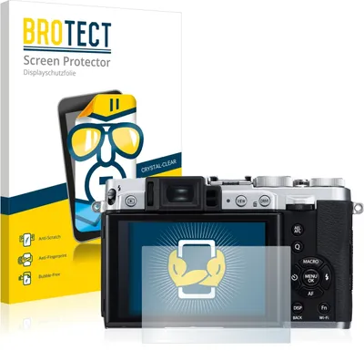 Produktbild von 2x Für Fujifilm X30 Schutzfolie BROTECT Displayschutz Display Schutz Folie Klar Transparent