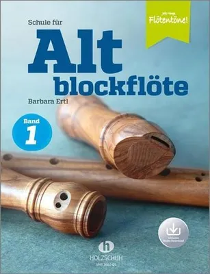 Zdjęcie produktu dla Schule für Altblockflöte 1 (mit Audio-Download)