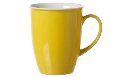 Image de Flirt by R&B 565003 Tasse à café Doppio, 320 ml, jaune/blanc