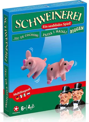 Produktbild von Winning Moves - Schweinerei (New Box) - Spoločenská hra pre deti, rodiny a dospelých - Vek 8+ - Nemčina
