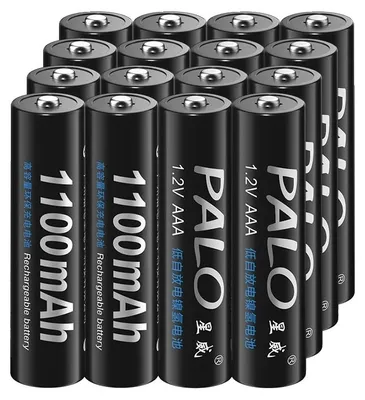 Obrázok produktu pre Nabíjateľná batéria, nízka samovybíjanie, dlhá životnosť, 16 ks AAA