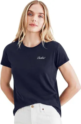 Image de T-shirt graphique slim à manches courtes Dockers, couleur bleu, taille M, pour femmes