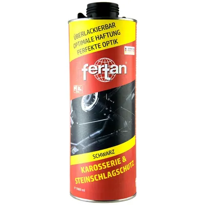 Produktbild von Fertan OVER 4 SPS Karosserie-u.Steinschlagsch.schwarz Normdose 1 Liter Flasche Reifen