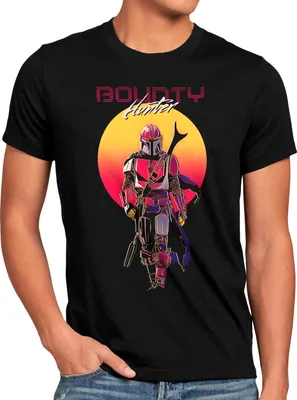 Produktbild von A.N.T. Fett Clan Herren T-Shirt yoda mando kopfgeldjäger