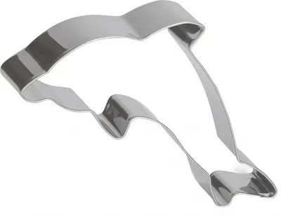 Produktbild von projektionsform Delphin 10 cm Edelstahl silber