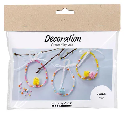 Produktbild von Creativ Company Mini-Hobby-Set Dekoration, verschiedene Farben, 1 Box