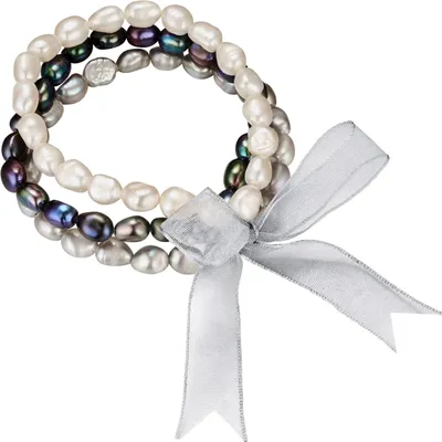 Produktbild von Valero Pearls Perlen-Armband Süßwasser-Zuchtperle 19,0 cm 50100246