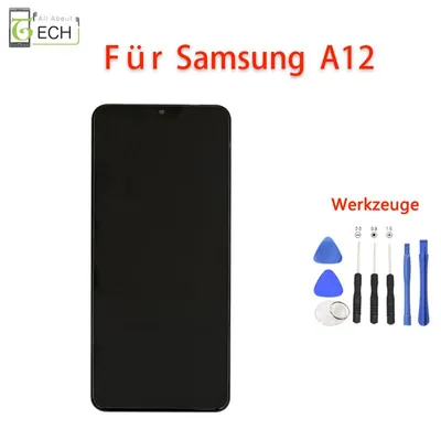 Produktbild von Für Samsung Galaxy A12 A125F LCD Display mit Rahmen Touch Screen Bildschirm
