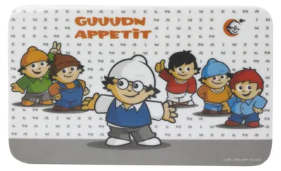 Frühstücksbrettchen Mainzelmännchen, 20,5x14,5 cm, Melamin