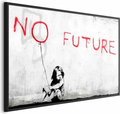 Produktbild von Posterpapier Poster - No Future 60x40 cm Streetart m-C-0317-ao-a
