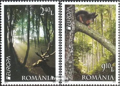 Produktbild von Briefmarken Rumänien 2011 Mi 6522-6523 (kompl.Ausg.) postfrisch Der Wald