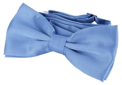 Produktbild von DonDon Edle jeansblaue Fliege bzw. Schleife mit Haken - bereits gebunden und verstellbar