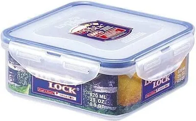 Image de Neuerts Vorteilset: 2 x  LocknLock  Classic 870ml 155 x 155 x 60 mm HPL823 und Geschenk + Spende